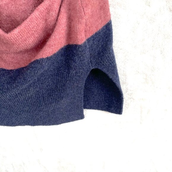 Madewell Kent Colorblock Striped Wool Alpaca Long Cardigan Sweater Womens M - Picture 9 of 10